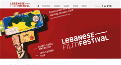 Desktop Screenshot of lebanesefilmfestival.org